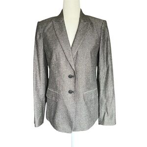 Ann Taylor Blazer Size 4 Wool Academia Work Career Old Money Basics Layering
